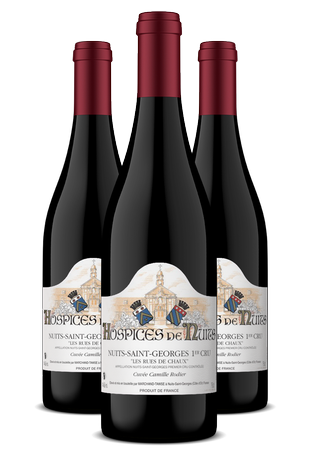 Hospices de Nuits, Nuits St Georges 1er Cru ‘Rues de Chaux’ 2019 3 PACK 1